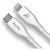 AQIILA 4SI843 USB-C Lightning lataus- ja synkronointikaapeli 2m 60W PD AQCBPBIC4SI843