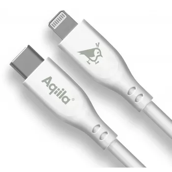 AQIILA 4SI843 USB-C Lightning lataus- ja synkronointikaapeli 2m 60W PD AQCBPBIC4SI843