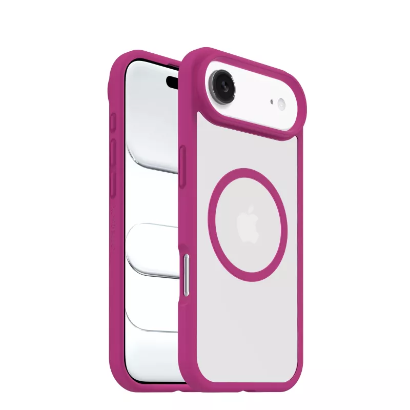 OtterBox React Series takakansi Apple iPhone Air - MagSafe-yhteensopiva - Rose Crystal (pinkki/kirkas) 77-98614