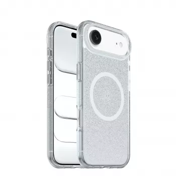 OtterBox React Series kotelo Apple iPhone 15 Pro Max - Stardust (läpinäkyvä glitter), MagSafe-yhteensopiva 77-99279