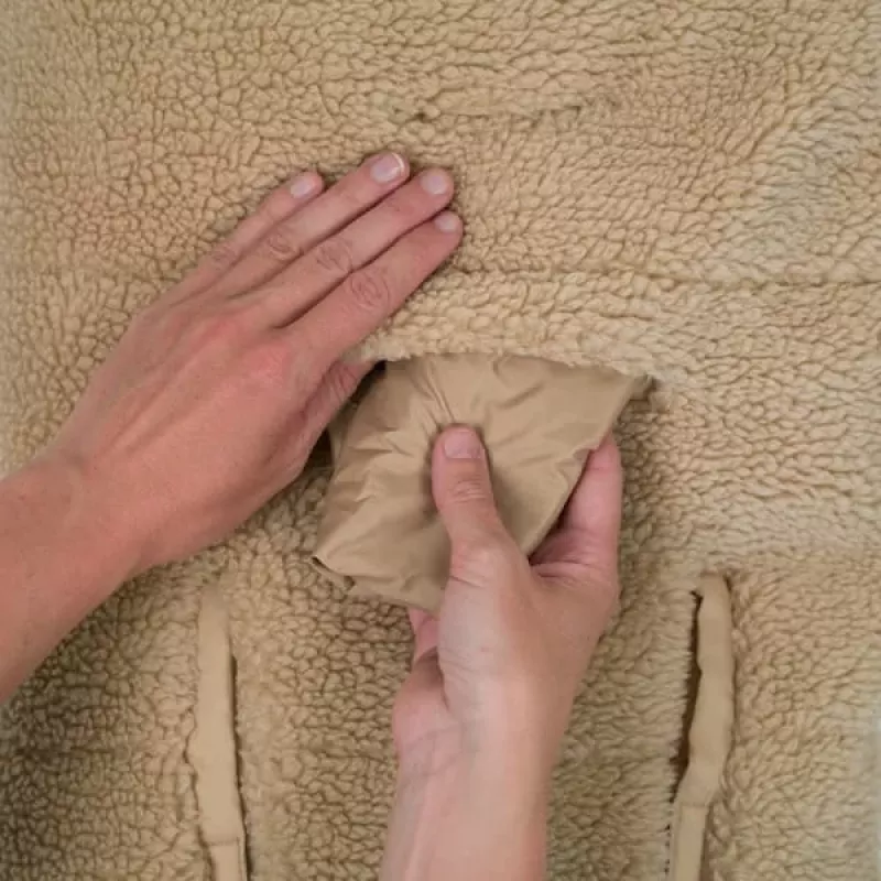 Lodger WPT 630 Teddy unipussi, beige, 100x100 cm, fleece