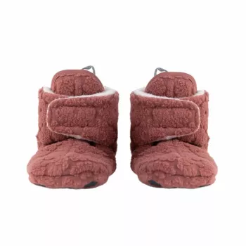 Lodger Slipper Folklore Fleece lasten kengät, 12-18 kuukautta, Rosewood