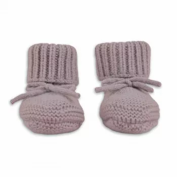 Lodger Slipper Merino Wool lasten kengät, Rosé, 6-12 kuukautta