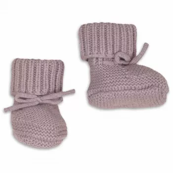 Lodger Slipper Merino Wool lasten kengät, Rosé, 6-12 kuukautta