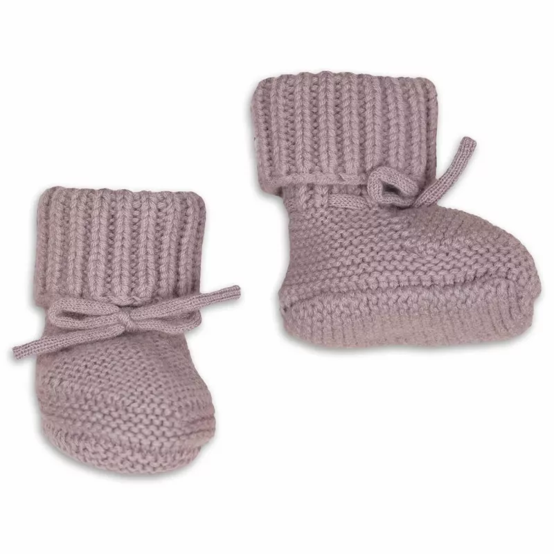Lodger Slipper Merino Wool lasten kengät, Rosé, 6-12 kuukautta