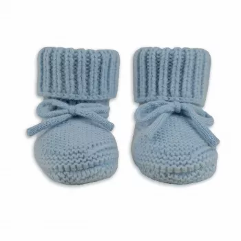 Lodger Slipper Merino Wool lasten kengät, Blue Fogg, 6-12 kuukautta