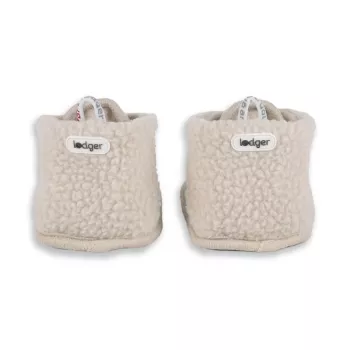 Lodger Slipper Teddy vauvan tossut, Birch, 6-12 kuukautta, koko 19-20