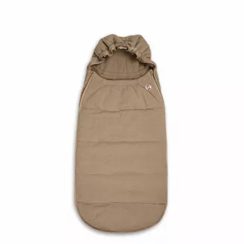 Lodger Mini BunkerTeddy ympärivuotinen turvaistuin-jalkapussi, beige