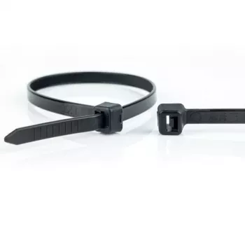 WKK UV-stabiloitu musta muovinen nippuside 530 x 9 mm, 100 kpl:n pakkaus 110299071