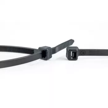 WKK UV-stabiloitu musta muovinen nippuside 530 x 9 mm, 100 kpl:n pakkaus 110299071