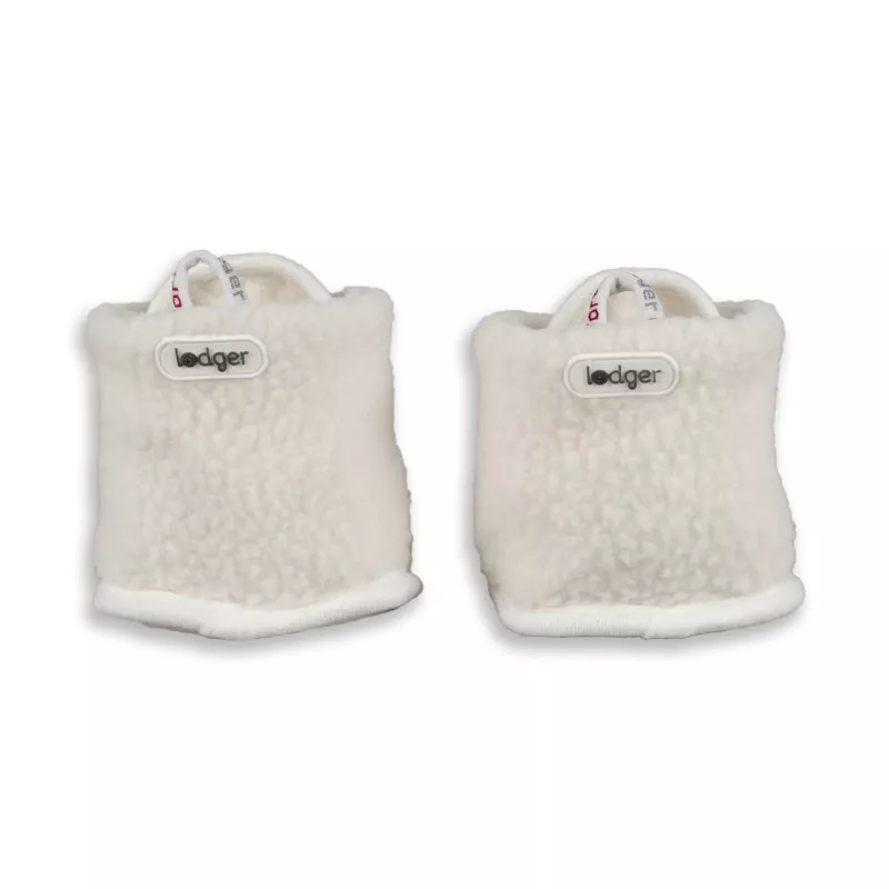 Lodger Slipper Teddy vauvan tossut, Cloud Dancer, 12-18 kuukautta