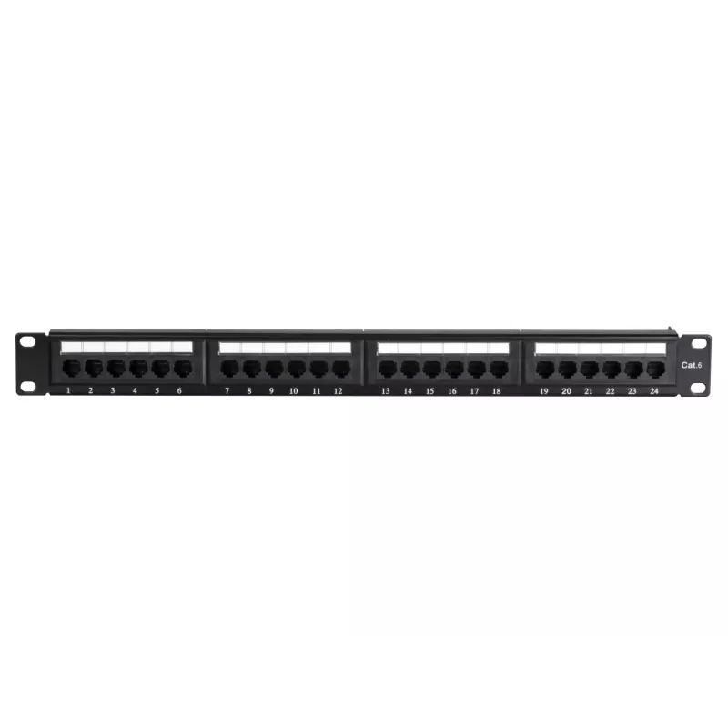 DS-IT CAT 6 UTP verkkopatch-paneeli, 19
