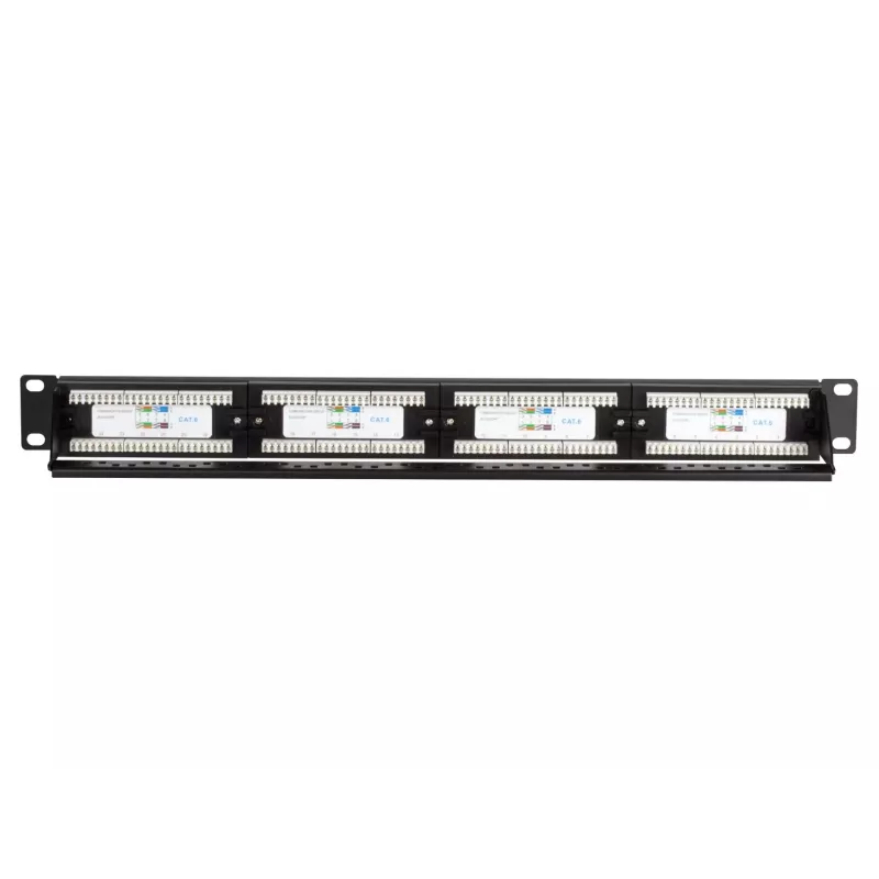 DS-IT CAT 6 UTP verkkopatch-paneeli, 19