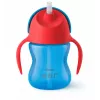 Philips AVENT pillimuki taipuisalla pillillä, 200 ml, 9 kk+, sininen