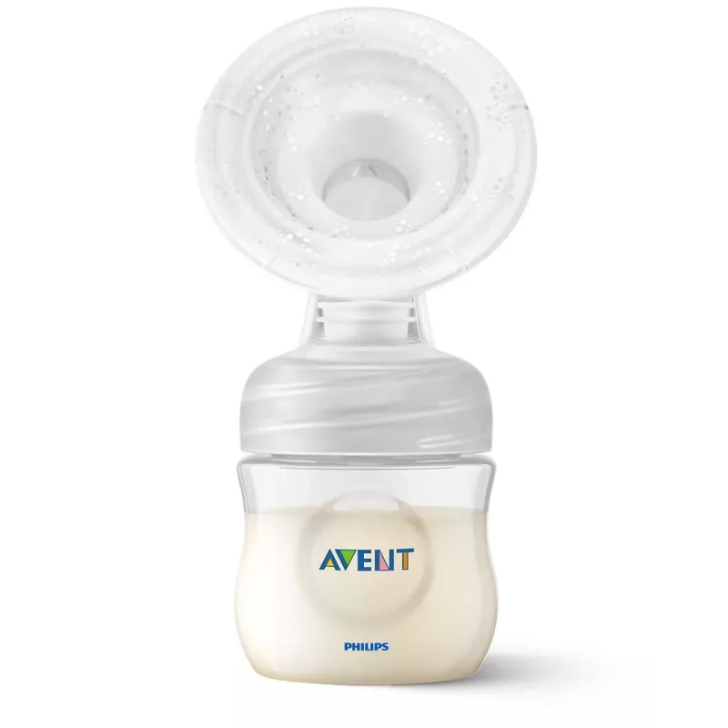 Philips Avent Lotus käsikäyttöinen rintapumppu 125 ml pullolla