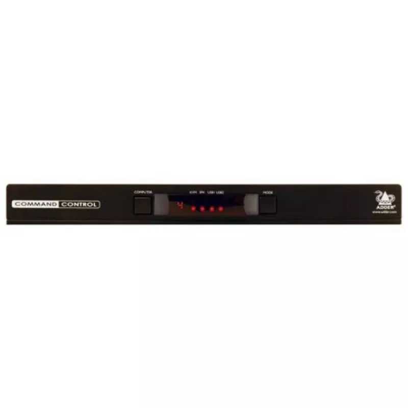 ADDER CCS-PRO8 8-porttinen Command & Control KVM-kytkin USB-keskittimellä ja äänellä