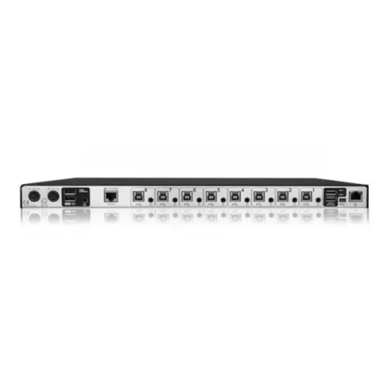 ADDER CCS-PRO8 8-porttinen Command & Control KVM-kytkin USB-keskittimellä ja äänellä