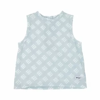 Lodger Tank Topper Tribe Muslin vauvan aluspaita, Ice Flow, 68 cm