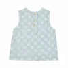 Lodger Tank Topper Tribe Muslin vauvan aluspaita, Ice Flow, 68 cm
