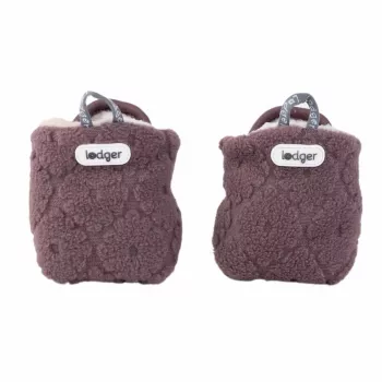 Lodger Slipper Folklore Fleece vauvan tossut, Mauve, 12-18 kuukautta