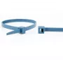 WKK 15084671 metallinilmaisin nippuside 150 x 3,6 mm sininen 100 kpl:n pakkaus