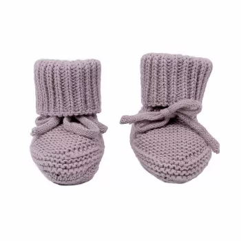 Lodger Slipper Knit vauvan kengät, Rosé, 0-6 kuukautta