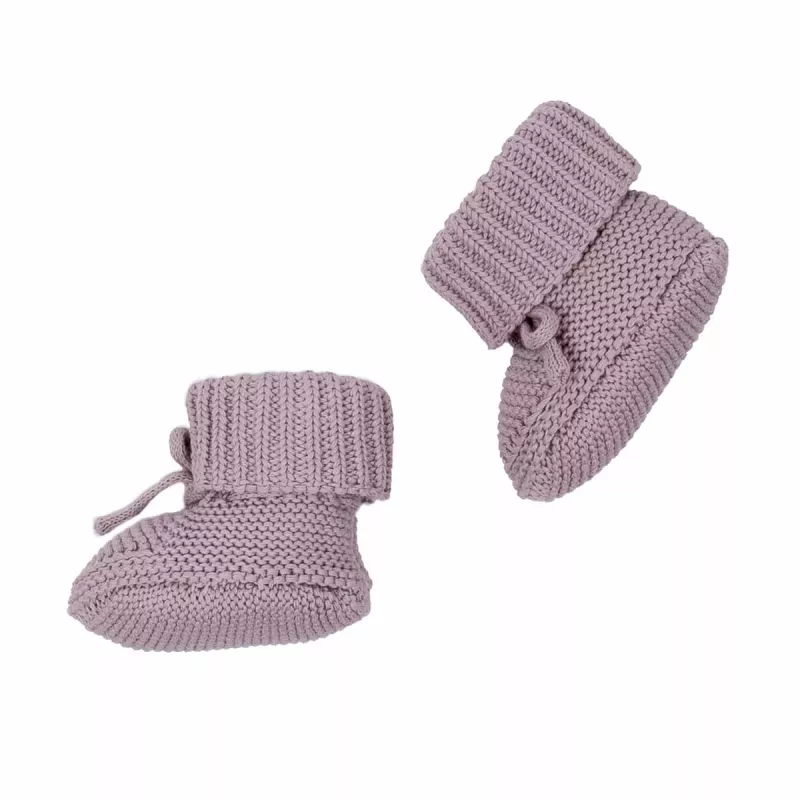 Lodger Slipper Knit vauvan kengät, Rosé, 0-6 kuukautta