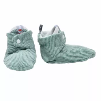 Lodger Slipper Ciumbelle puuvillaiset tohvelit, 3-6 kuukautta, mutkanvihreä