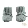 Lodger Slipper Folklore merinovillaiset vauvakengät, silkki, 0-6 kuukautta