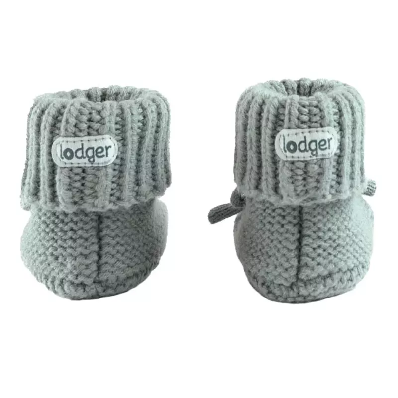 Lodger Slipper Folklore merinovillaiset vauvakengät, silkki, 0-6 kuukautta