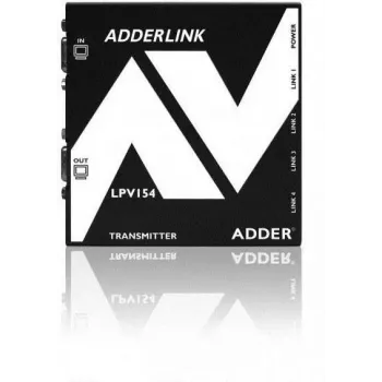 ADDER LPV154T AV-jatko lähetin – VGA & audio CATx:n kautta, 300 m, musta ALPV154T-IEC