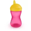 Philips Avent My Grippy juomaharjoittelumuki kovalla nokalla 300 ml, 18M+, vaaleanpunainen
