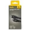 AQIILA USB-C USB-C lataus- ja synkronointikaapeli 3 m musta AQCBPBICB4BD881