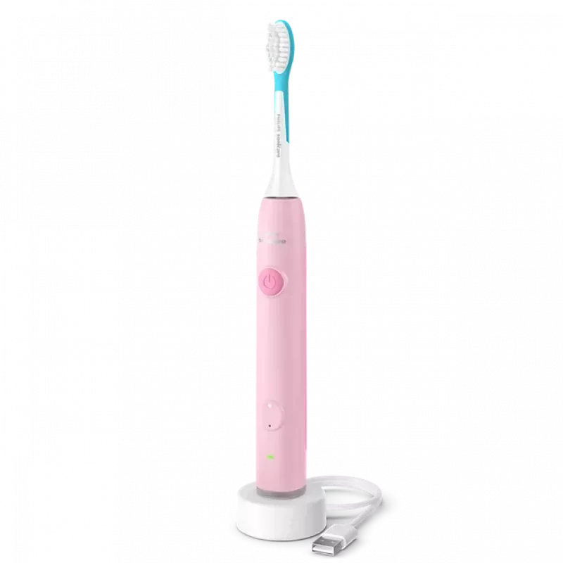 Philips Sonicare For Kids Bluetooth-yhteensopiva sonic sähköhammasharja, vaaleanpunainen