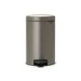 Brabantia NewIcon 12L tretmülleimer, platina