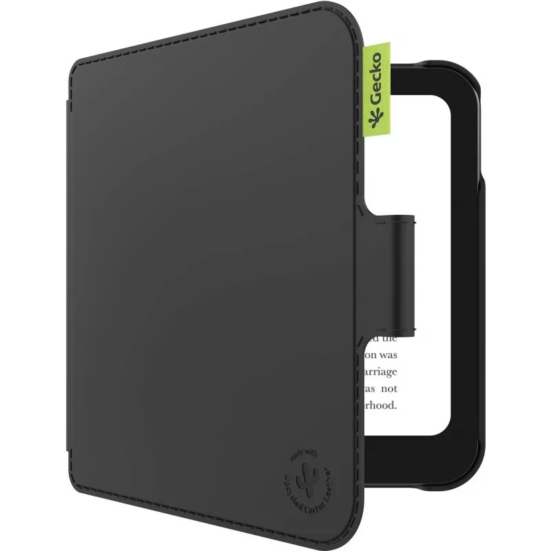Gecko Covers Cactus kotelo Kobo Libra Colour & Tolino Vision Color -laitteelle - musta V4CL2557C1