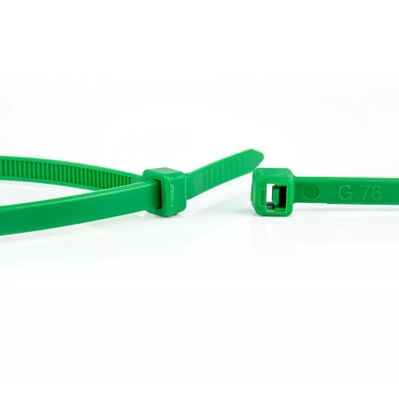 WKK vihreät polyamidinippusiteet 300 x 3,6 mm, 100 kpl:n pakkaus 110194571