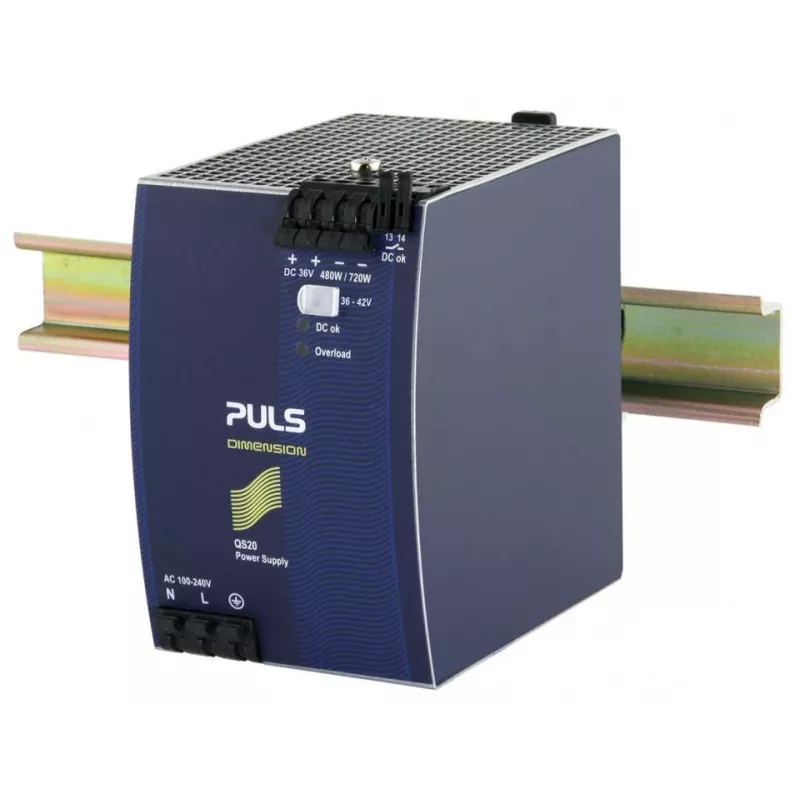 PULS DIMENSION QS20.361 DIN-kiskovirranlähde 36 V/DC 13 A 480 W