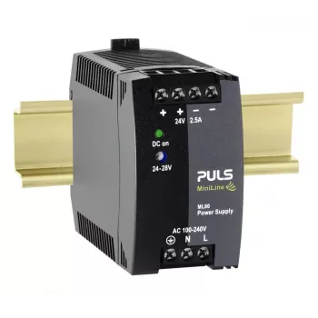 PULS MiniLine ML60.242 DIN-kiskovirranlähde 24V DC 2,5A 60W