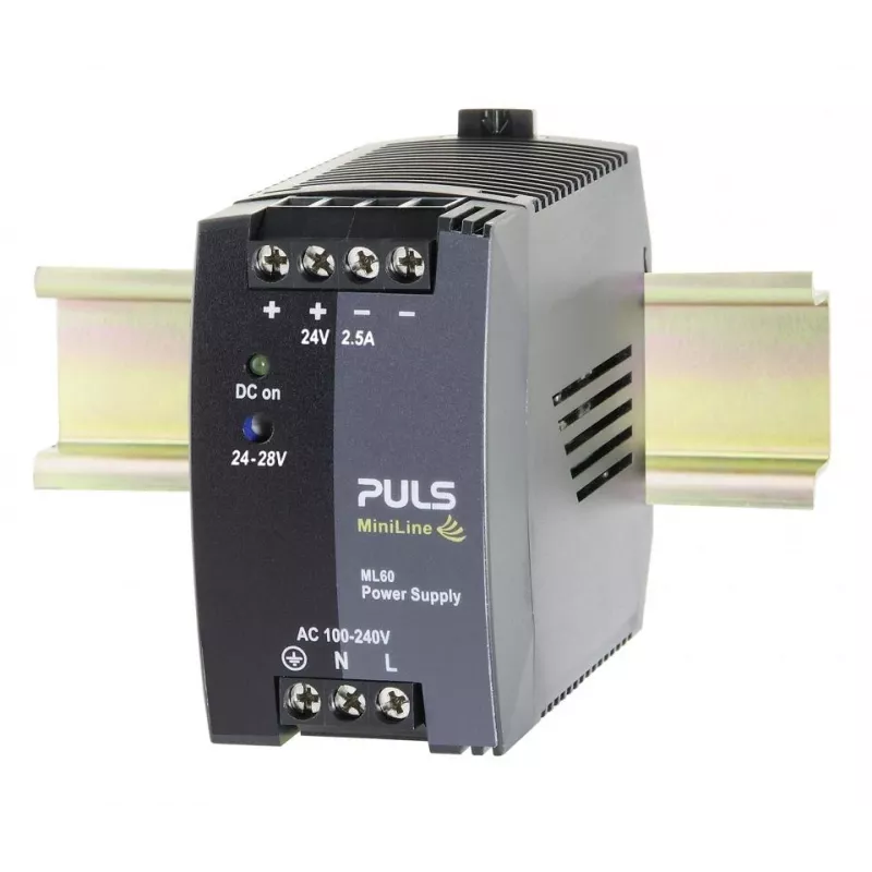 PULS MiniLine ML60.242 DIN-kiskovirranlähde 24V DC 2,5A 60W