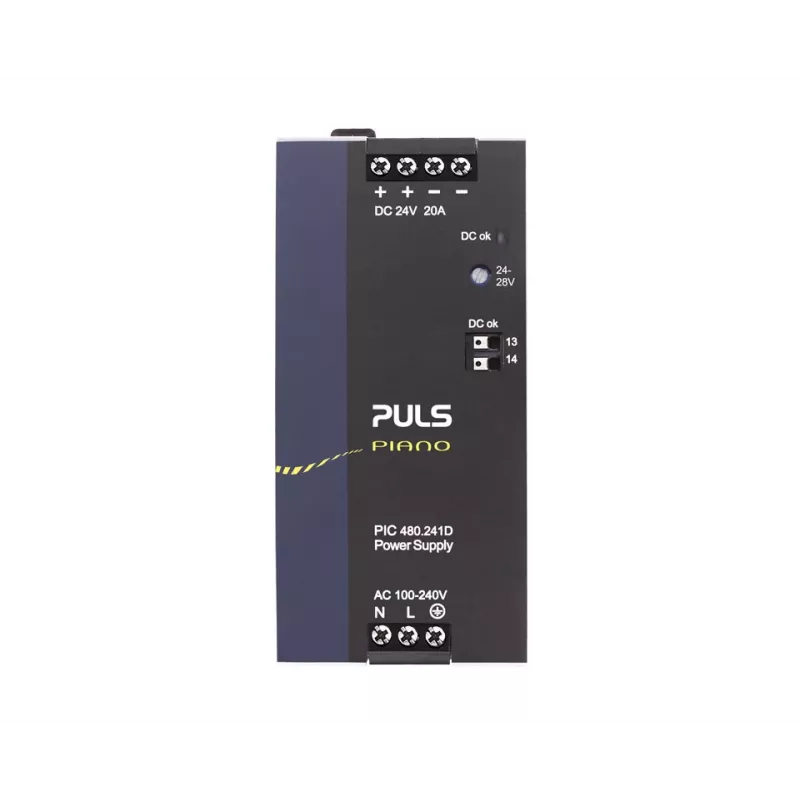 PULS PIC480.241D DIN-kiskovirtalähde 24V DC 20A 480W