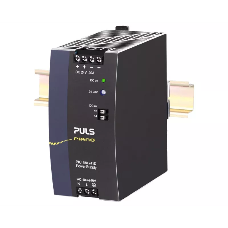 PULS PIC480.241D DIN-kiskovirtalähde 24V DC 20A 480W