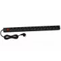 DSIT 15-portainen pystysuora PDU maadoituskoskettimella (DS-15PDU-PE)