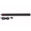 DSIT 15-portainen pystysuora PDU maadoituskoskettimella (DS-15PDU-PE)