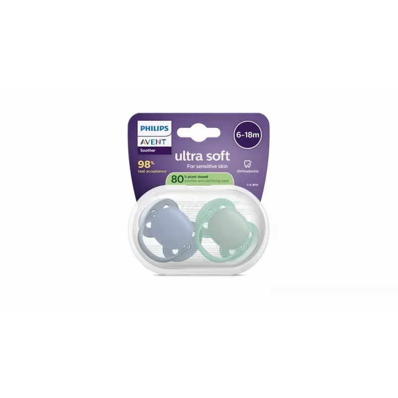 Philips Avent Ultra Soft tutit 6-18 kuukautta, 2 kpl:n pakkaus, poika
