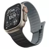 Spigen Athlex Air M ranneke Apple Watch 44/45/46/49mm – musta/harmaa