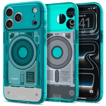 Spigen C1 Ultra Hybrid MagSafe -kotelo iPhone 17 Pro / 18 Pro – Bondi Blue