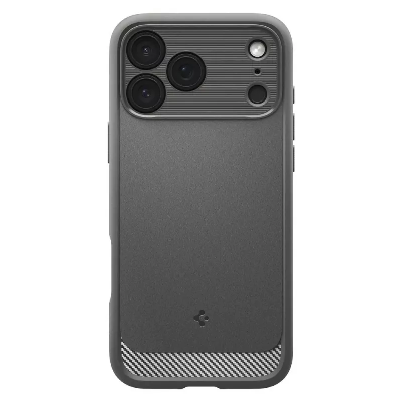 Spigen Rugged Armor Mag MagSafe -kotelo iPhone 18 Pro Max / 17 Pro Max harmaa