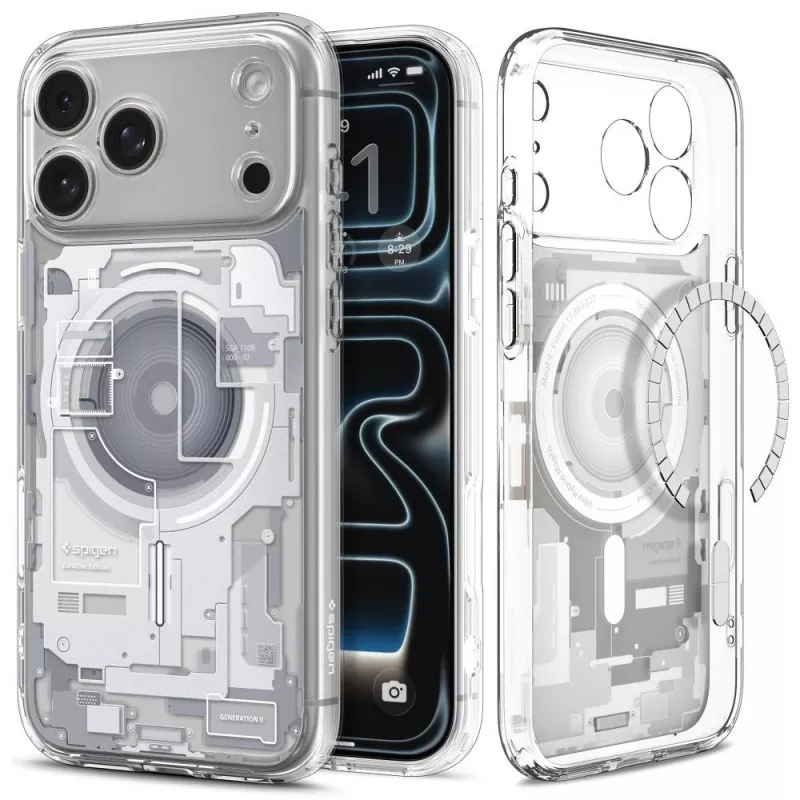 Spigen Ultra Hybrid MagSafe iPhone 17 Pro Max / 18 Pro Max Zero One valkoinen