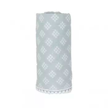 Lodger Swaddle Tribe musliinipuuvillainen kapaloliina 120x120 cm Ice Flow